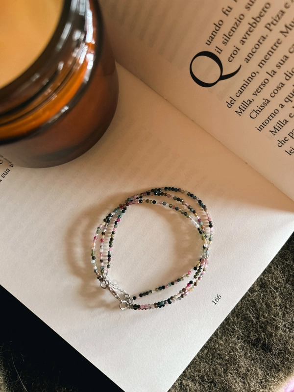 bracciale Elisa - tormalina policroma